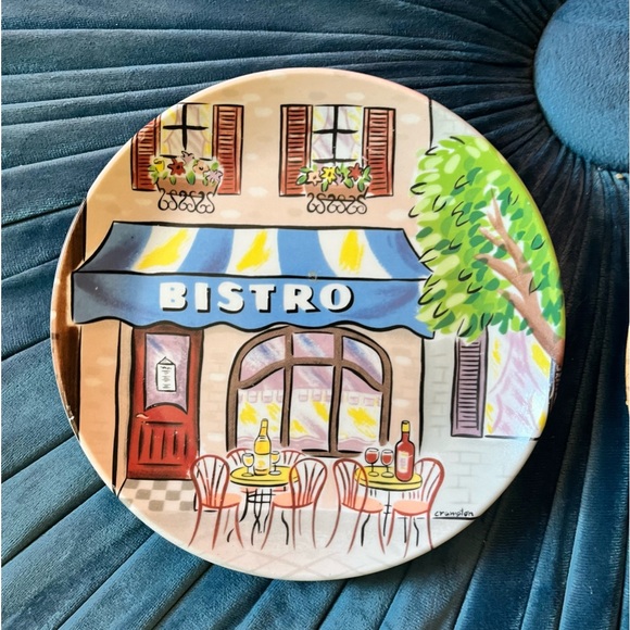 Avon Collectors Plate French Market Cafe Collection Bistro 6" Decorative Plates - Picture 2 of 11
